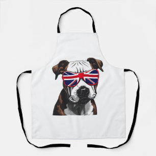 Pitbull Großbritannien Schürze