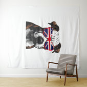 Pitbull Großbritannien Wandteppich (Beispiel (Horizontal))