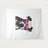 Pitbull Großbritannien Wandteppich (Vorderseite (Horizontal))