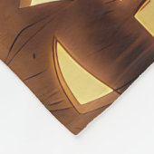 Pitbull Halloween Spooky Fleecedecke (Ecke)