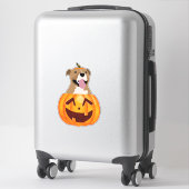 Pitbull Halloween Sticker (Koffer)