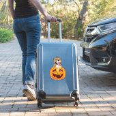 Pitbull Halloween Sticker (Koffer Insitu)