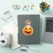 Pitbull Halloween Sticker (iPad Hülle)