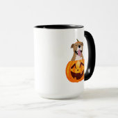 Pitbull Halloween Tasse (VorderseiteRechts)