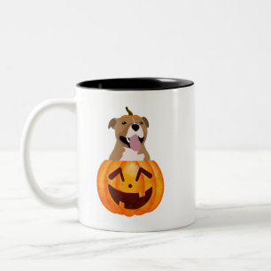 Pitbull Halloween Tasse