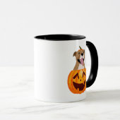 Pitbull Halloween Tasse (VorderseiteRechts)