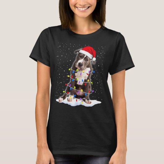 Pitbull-Hund 2 T-Shirt (Vorderseite)