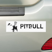Pitbull Hund Autoaufkleber (Auf Auto)