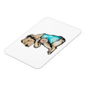 Pitbull Hund I Liebe Vater Tattoo Funny Family Magnet (Linke Seite)