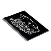 Pitbull Hund Inspiration Pitbull Hunde Hunde Hunde Notizblock (Rechte Seite)