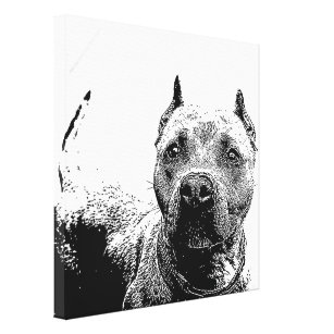 Hund Leinwandkunst Zazzle De