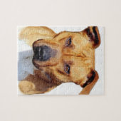 Pitbull Hund Puzzle (Horizontal)