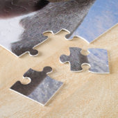 Pitbull Hund. Puzzle (Seite)