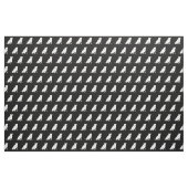 Pitbull Hund Silhouette Pit Bull Stoff (Fat Quarter (45,7 x 55,9 cm))