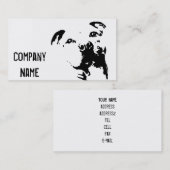 Pitbull Hund Visitenkarte (Vorne/Hinten)