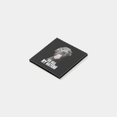 Pitbull Hund zu all meinen Hasen Post-it Klebezettel (angewinkelt)