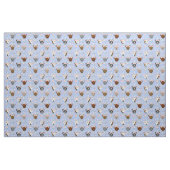Pitbull-Hunde Einhorn-Blume Stoff (Fat Quarter (45,7 x 55,9 cm))