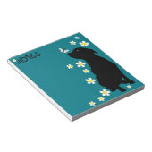 Pitbull Hunde Liebe und Daisisis Post It Notes Notizblock (angewinkelt)