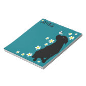 Pitbull Hunde Liebe und Daisisis Post It Notes Notizblock (Rotiert)