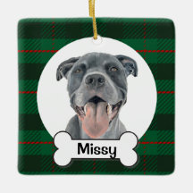 Pitbull-Hunde-Schmuck, blauer Staffy-Schmuck
