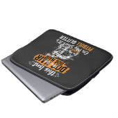 Pitbull-Hundehaar Glitter Lustiger Hund Laptopschutzhülle (Vorne Knopf)