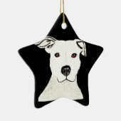 Pitbull Hundezucht Keramikornament (Rechts)