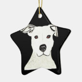 Pitbull Hundezucht Keramikornament (Links)