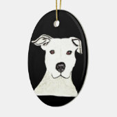 Pitbull Hundezucht Keramikornament (Links)