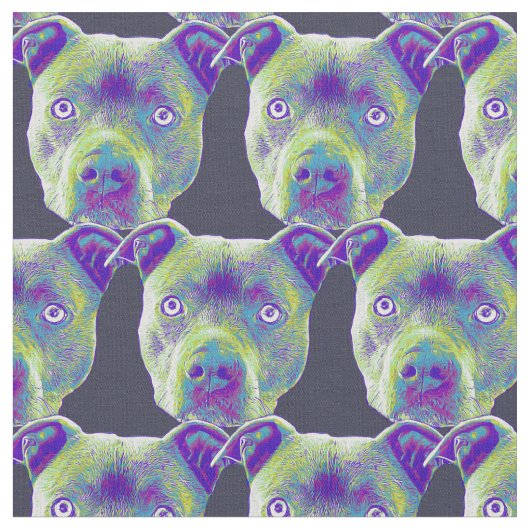 Pitbull Hundgewohnheits-Gewebe Stoff (Nahaufnahme)