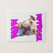 Pitbull HundMama Puzzle (Horizontal)