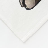 Pitbull I Liebe Vater Tattoo Vathers Day Fleecedecke (Ecke)