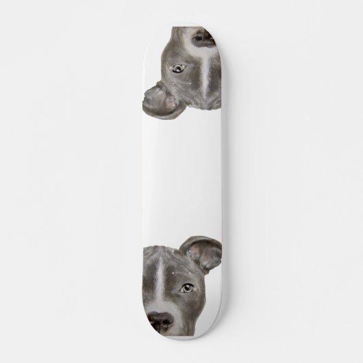 Pitbull Illustration Skateboard per Mart (Vorne)