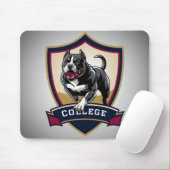Pitbull im College: Logo Mousepad (Mit Mouse)