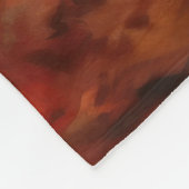 Pitbull im Herbst Leaves Fall Inspiriert Fleecedecke (Ecke)