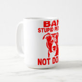 PITBULL KAFFEETASSE (Vorderseite Links)