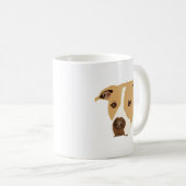 Pitbull Kaffeetasse (VorderseiteRechts)