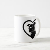 Pitbull Kaffeetasse (VorderseiteRechts)