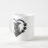 Pitbull Kaffeetasse (Vorderseite Links)