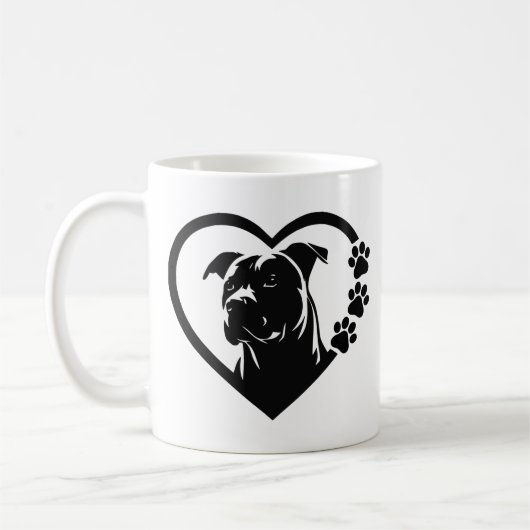 Pitbull Kaffeetasse (Links)