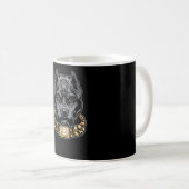 Pitbull Kaffeetasse (VorderseiteRechts)