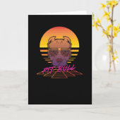 Pitbull Karte (Gelbe Blume)