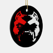 Pitbull Keramikornament (Rechts)