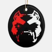 Pitbull Keramikornament (Links)