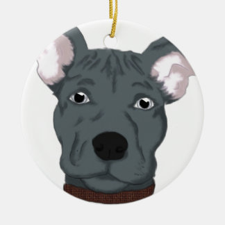 Pitbull Keramikornament