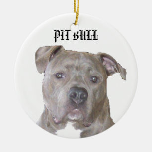 PITBULL KERAMIKORNAMENT