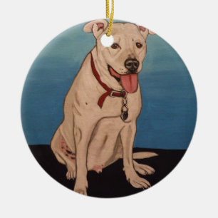 Pitbull Keramikornament