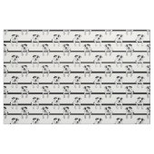 Pitbull-Knochen-Grafik Stoff (Fat Quarter (45,7 x 55,9 cm))