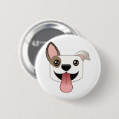 Pitbull-Knopf Button (Vorne & Hinten)