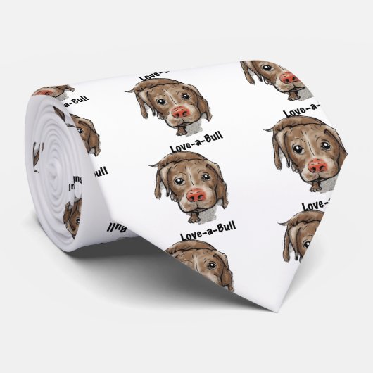 Pitbull Krawatte (Gerollt)