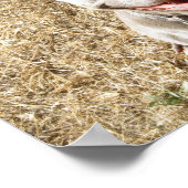 Pitbull lächelt Hundes Liebe Poster (Ecke)